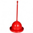 BEBEDOURO PENDULAR PARA FRANGO VALVULA VERMELHA